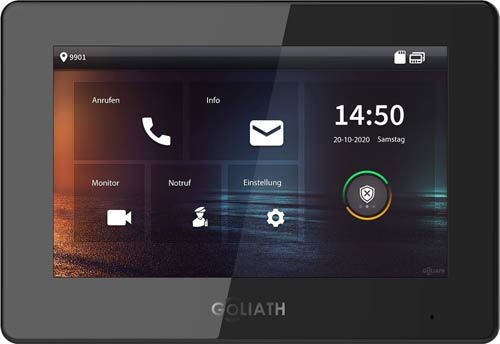 GOLIATH Hybrid 2-Draht Video Türsprechanlage