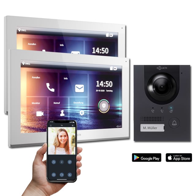 Goliath 10 Zoll Monitor mit hybrider Türstation