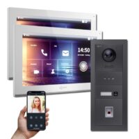 IP Türsprechanlage mit Fingerprint und 10 Zoll Monitor