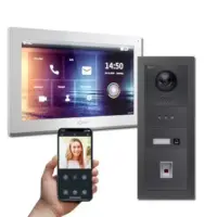 Türsprechanlage mit 10 Zoll Monitor und Fingerprint