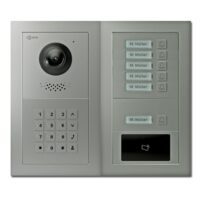 IP Türsprechanlage in silber mit Tastenfeld und RFID