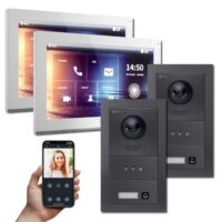 IP Türsprechanlage mit 2 Türstationen