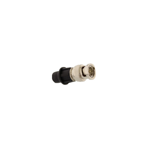 BNC Systemstecker neue Generation für 4K und Stabilität, für RG59, RG6, RG178, mit Schutzkappe