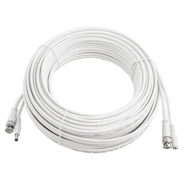 50 Meter hochwertiges Kombikabel, RG59, Video/Strom, Fertigkabel, bis 8 Megapixel, Pro Line