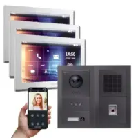 Goliath-Türsprechanlage-Fingerprint-Taste-1-Familie-ON-HYIP-81 Goliath Türsprechanlage mit weißer Innenstation