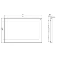 Goliath-Türsprechanlage-IP-10-Zoll-Weiß-AV-VTI10WV2_2 Goliath 10 Zoll Innenstation Abmessungen