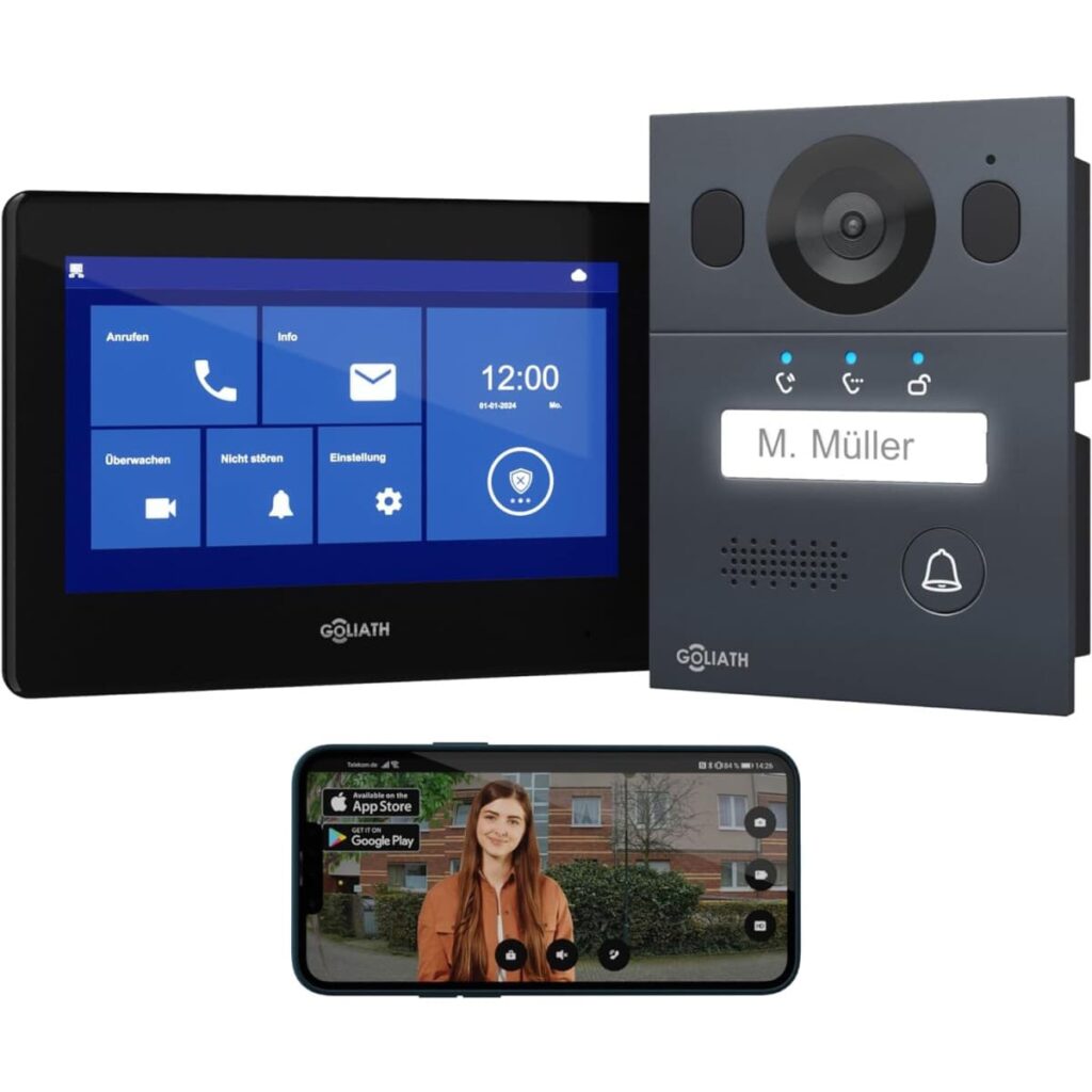 goliath-basic-tuersprechanlage-fullhd-1-fam-anthrazit-schwarz-aufputz