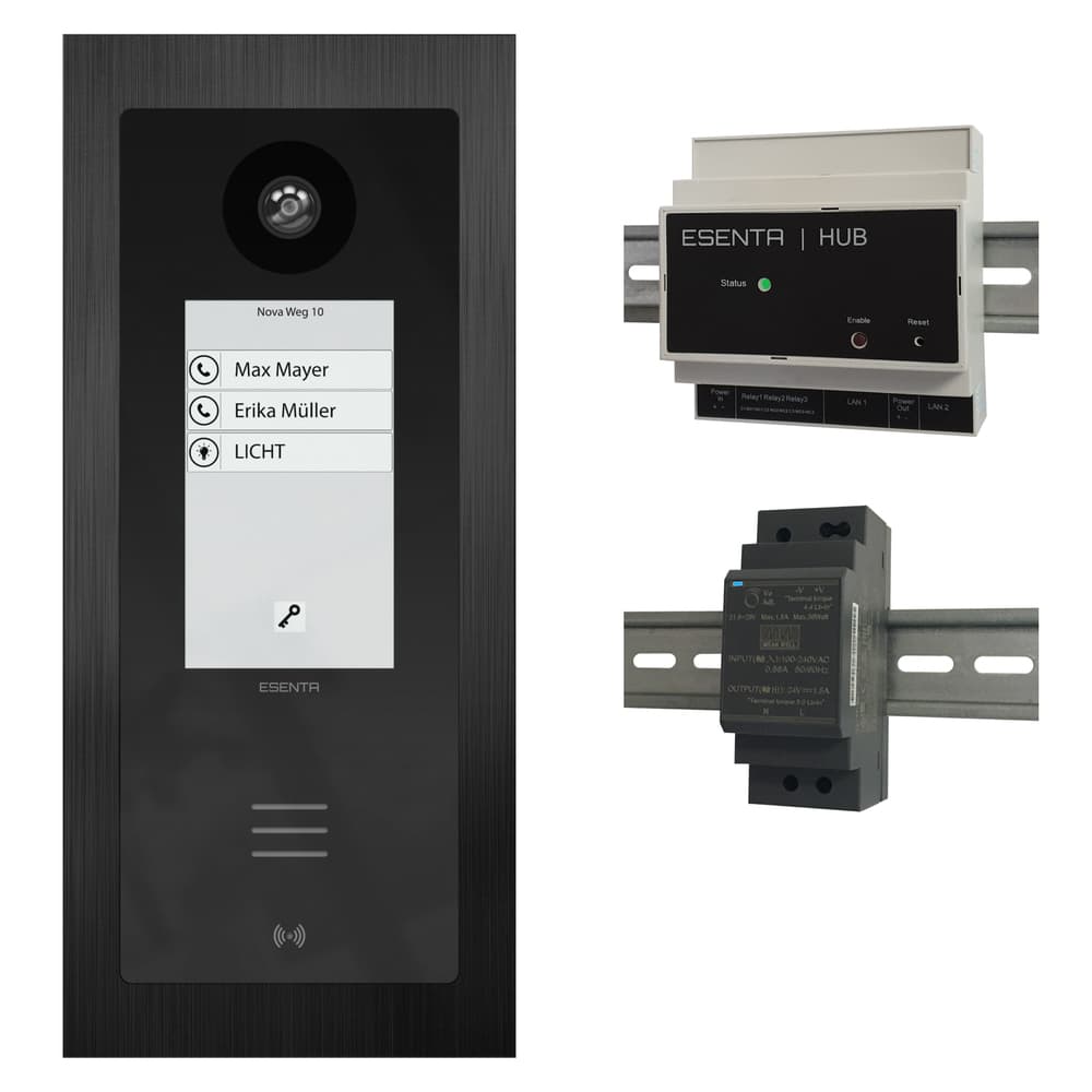 Esenta IP Türsprechanlage mit NFC und PIN