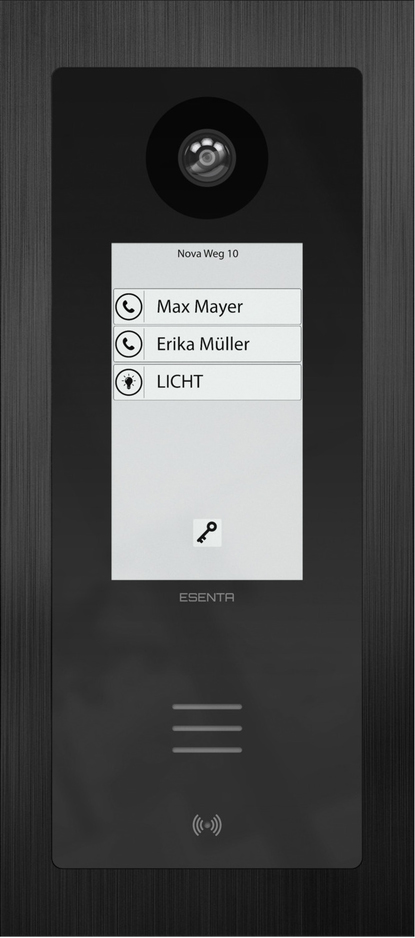 Esenta IP Türsprechanlage mit NFC und Pin