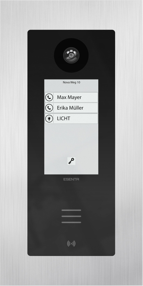 Esenta IP Türsprechanlage mit NFC und Pin