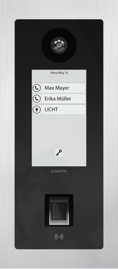 Esenta IP Türsprechanlage mit NFC und Fingerabdruck
