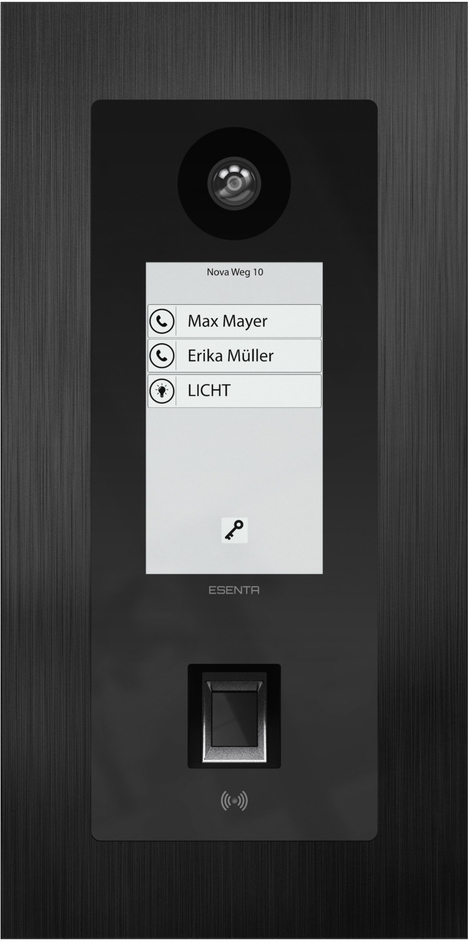 Esenta IP Türsprechanlage mit NFC und Fingerabdruck
