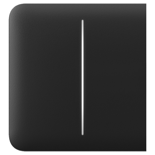 Zweifachschalter schwarz