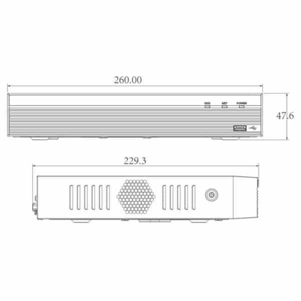 Goliath 8 Kanal NVR Rekorder