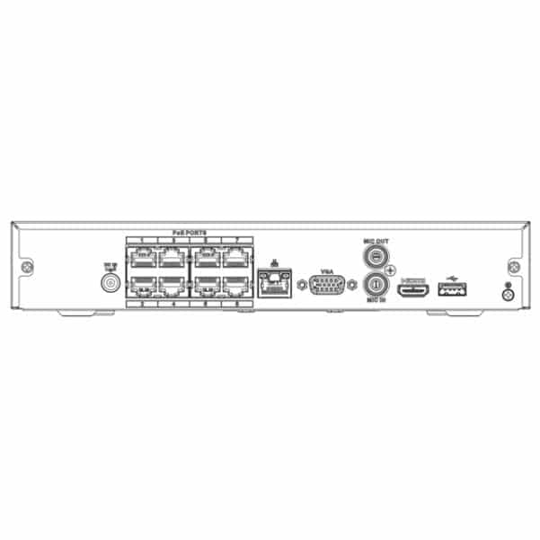 Goliath 8 Kanal NVR Rekorder