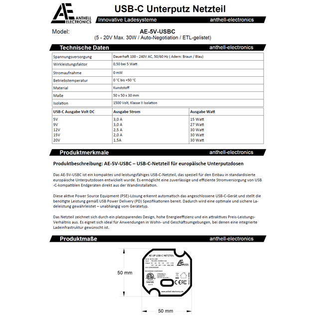 USB-C-Unterputz-Netzteil-Ladegerät-für-Wandinstallation-AE-5V-USB-C_9