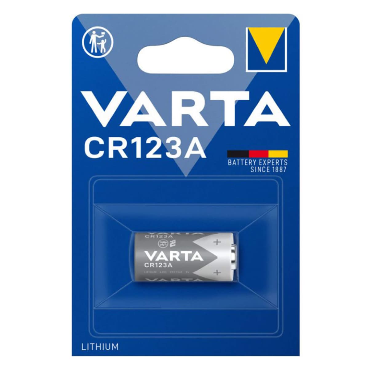 CR123A Batterie 1er Pack