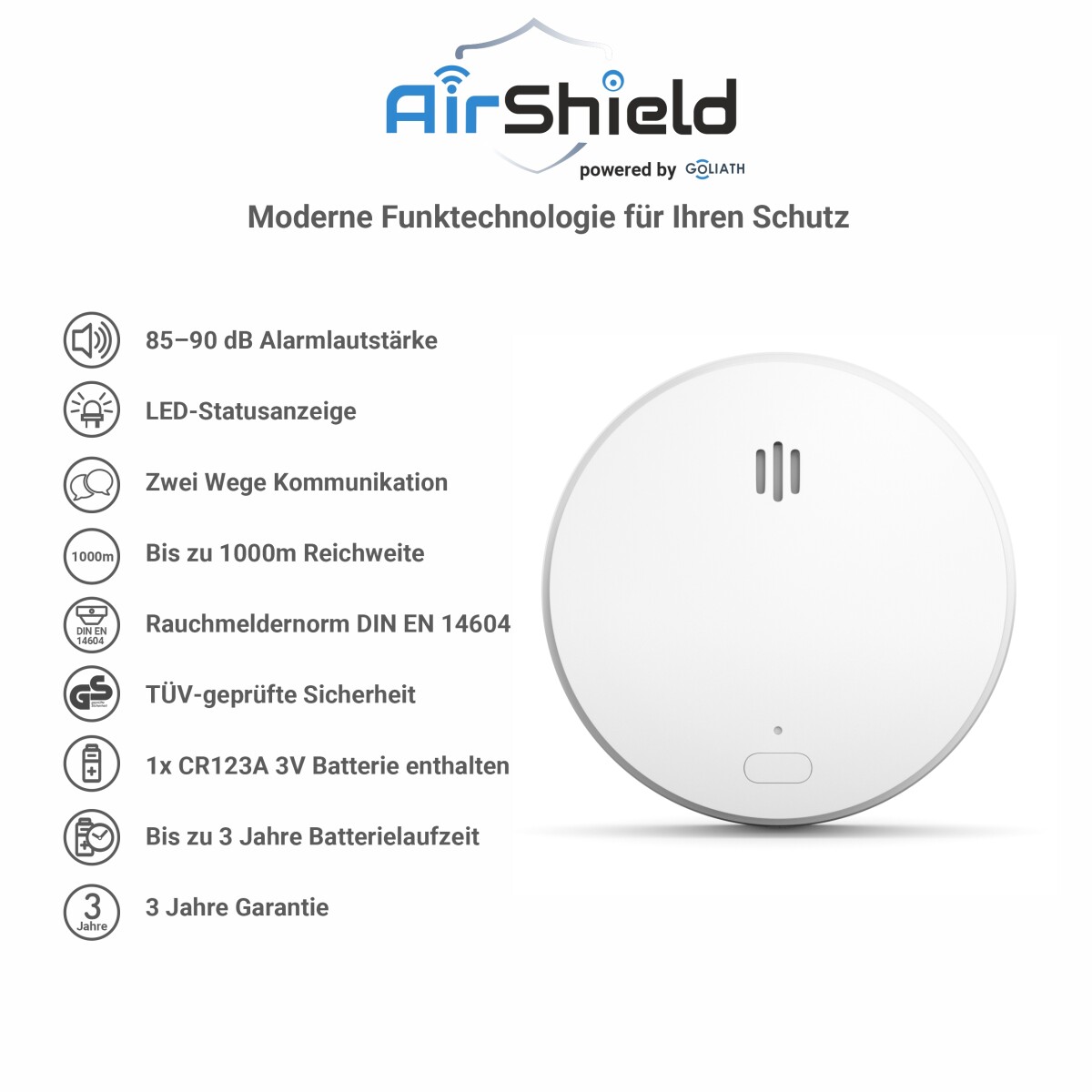 Photoelektrischer Rauchmelder von Goliath