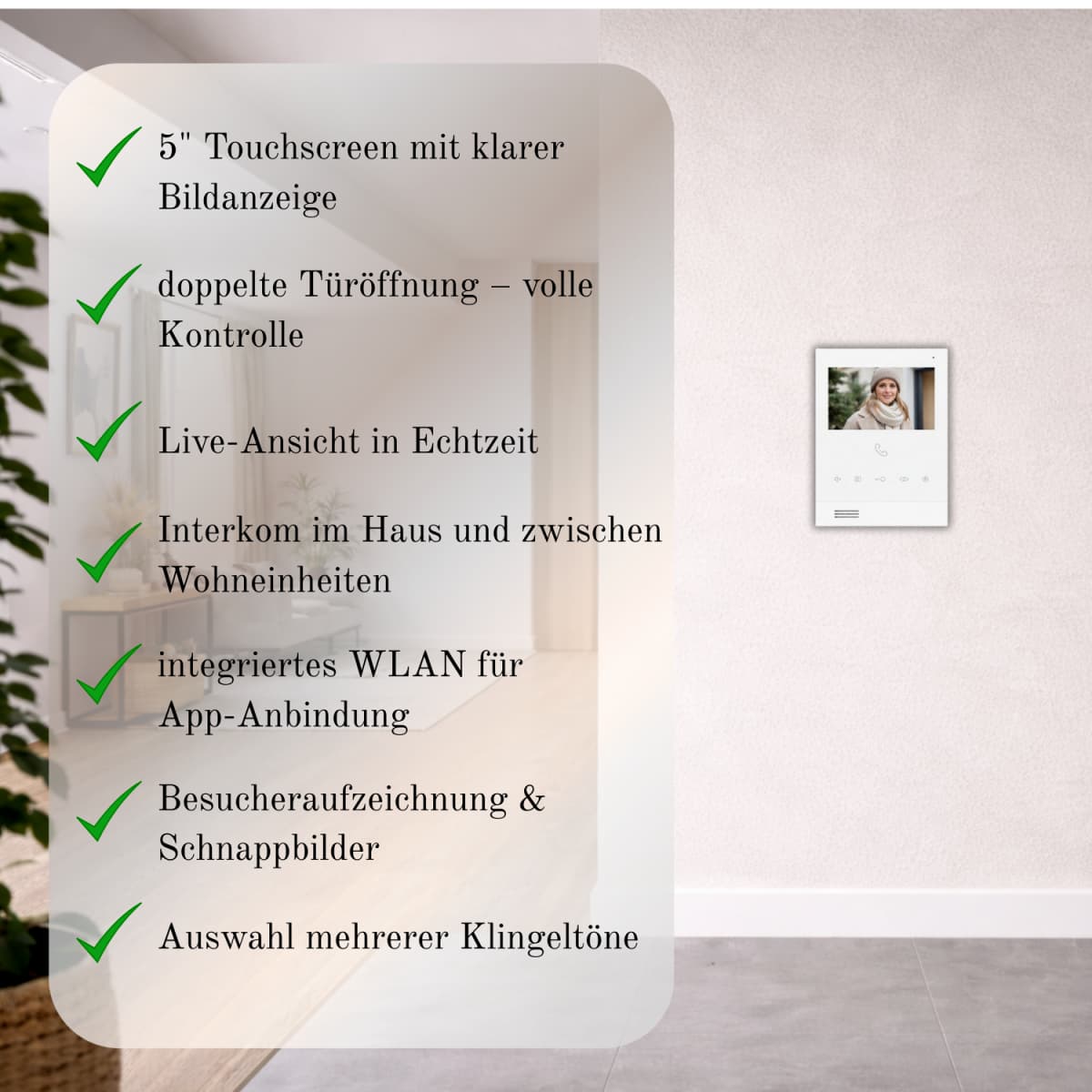Schutzer 5 Zoll Monitor