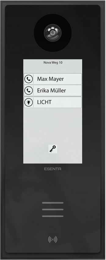 Esenta IP Türsprechanlage mit NFC und Pin